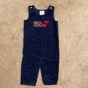 Holiday vineyard vines overalls